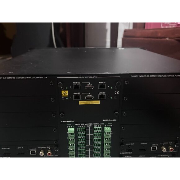 Crestron Digital Video Switcher With Cards Black DM-MD16X16 - Picture 12 of 16